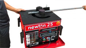 ท่าการวางเหล็กเส้น ในการดัดเหล็ก ด้วยเครื่องดัดเหล็ก newton25